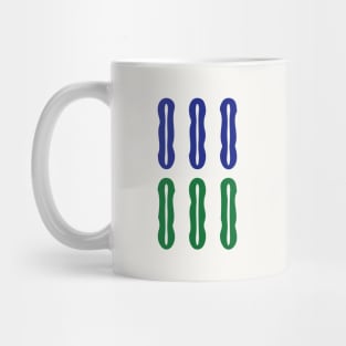 Six Bamboo Stick String Liu Tiao 索 Tile. It's Mahjong Time! Mug